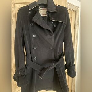 Burberry Black Double-Breasted Coat
